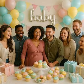 a baby shower celebration